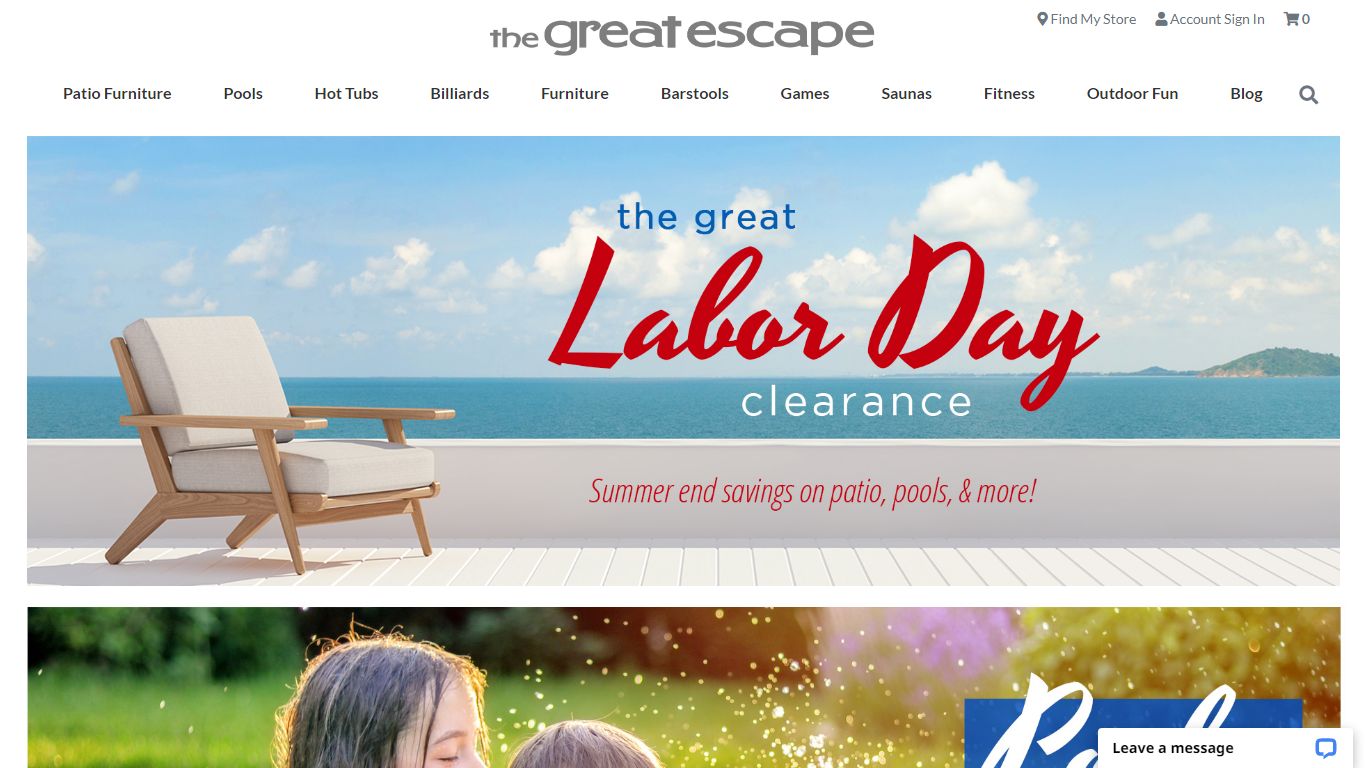 The Great Escape | Patio Furniture, Pools, Hot Tubs, Billiards | The ...
